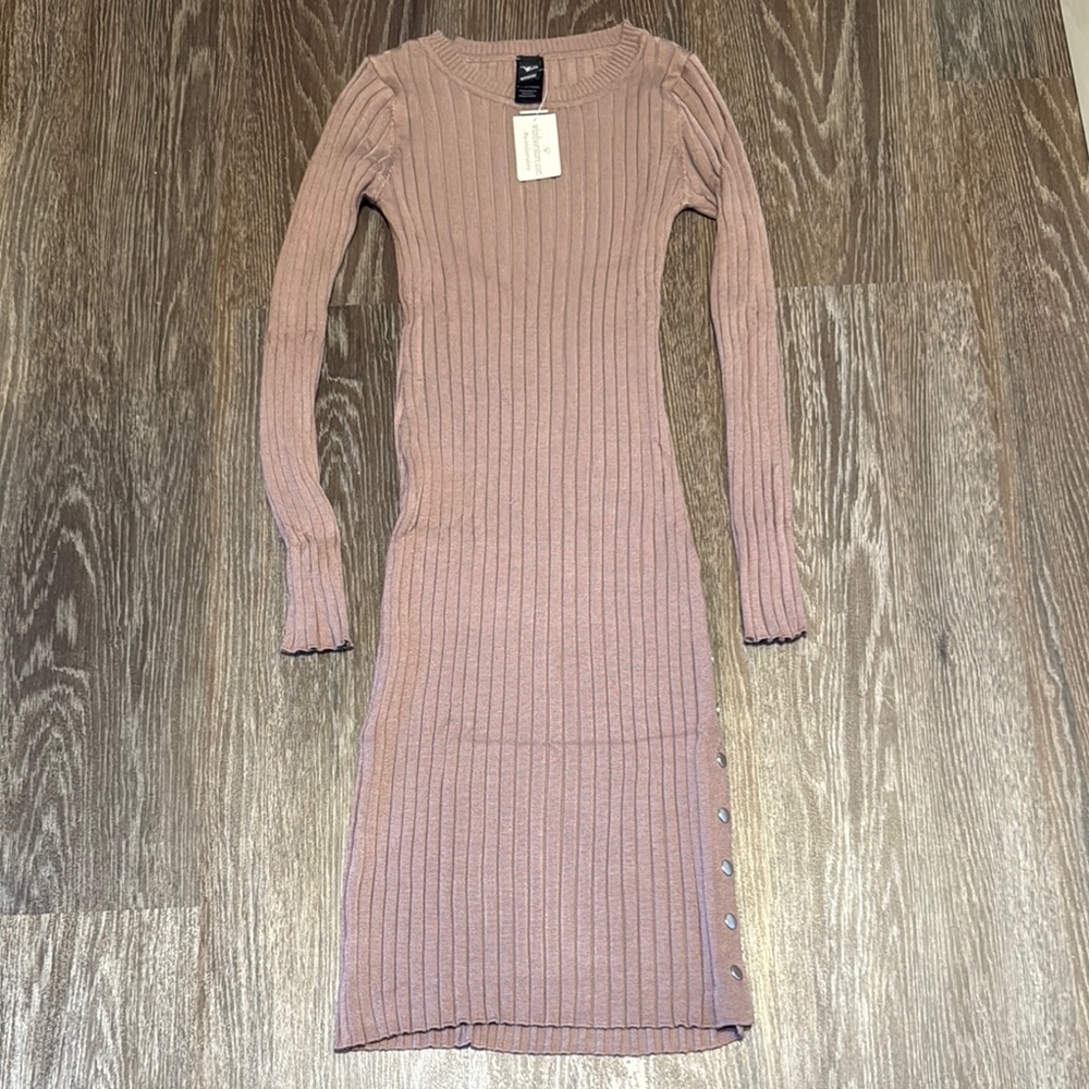 Windsor Ribbed Long Sleeve Dress
